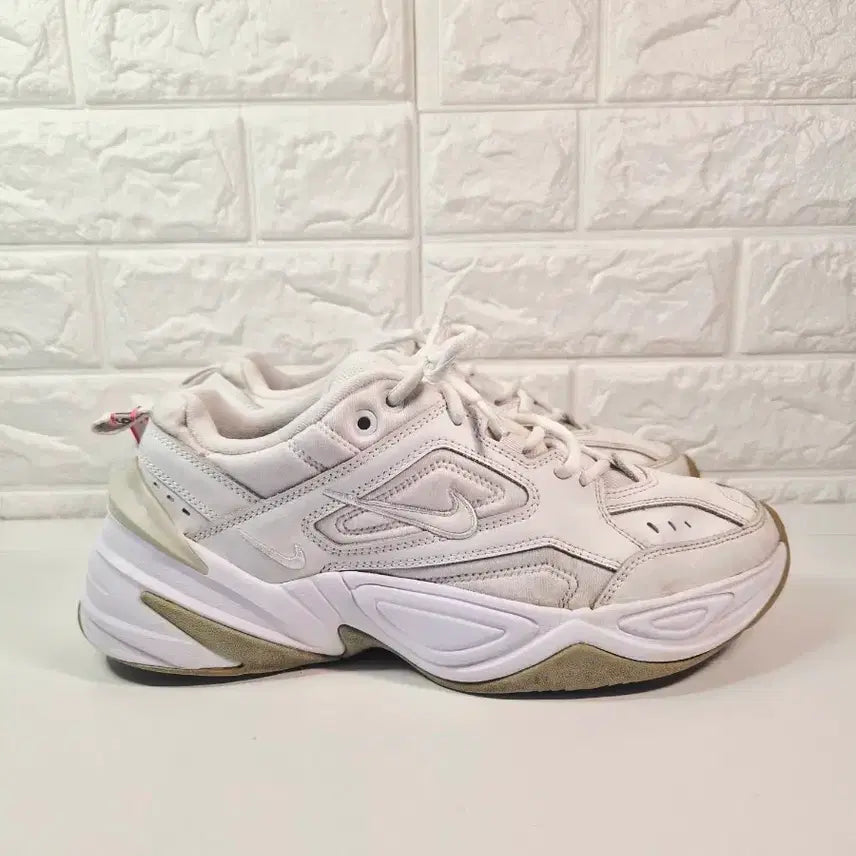 [BUNJANG] Nike M2K Tekno White Sneakers / 나이키 270 M2K 테크노 화이트 스니커즈 운동화(세탁완료)