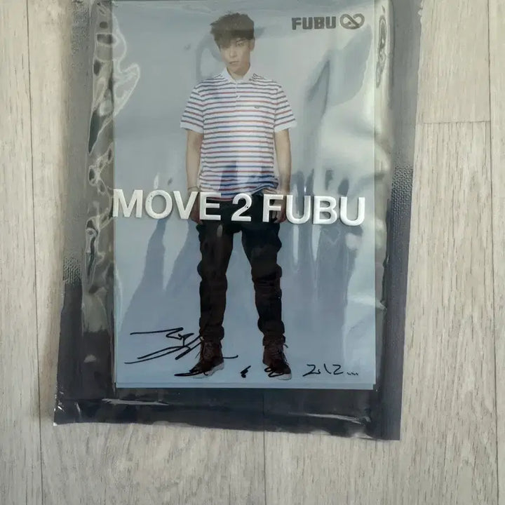 [BUNJANG] FUBU MOVE 2 Big Bang T.O.P T-Shirt / 후부  MOVE 2 FUBU 빅뱅 탑