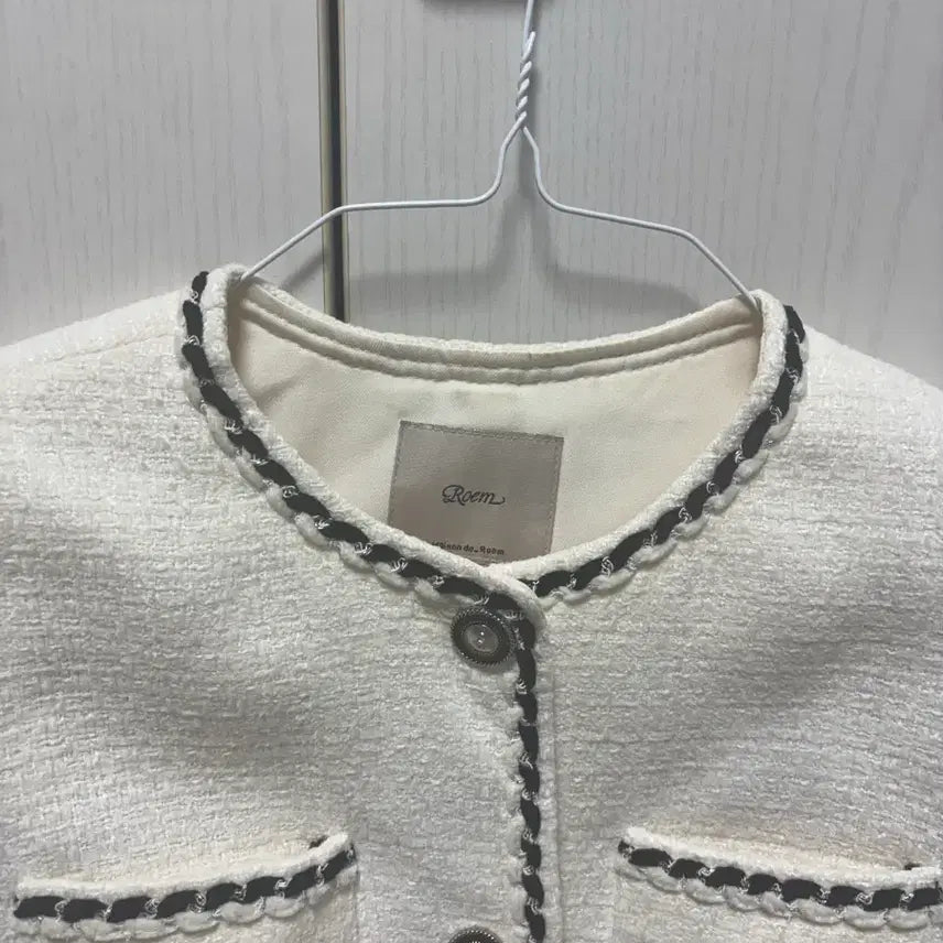 [BUNJANG] ROEM Tweed Jacket Ivory / 로엠 트위드 자켁 아이보리