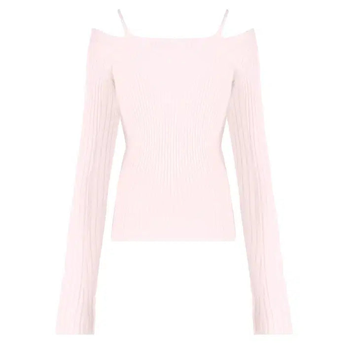 [BUNJANG] Kleesier Eclair Ribbon Knit Pink / 클리시어 kleesier 에클레어 리본 니트 핑크