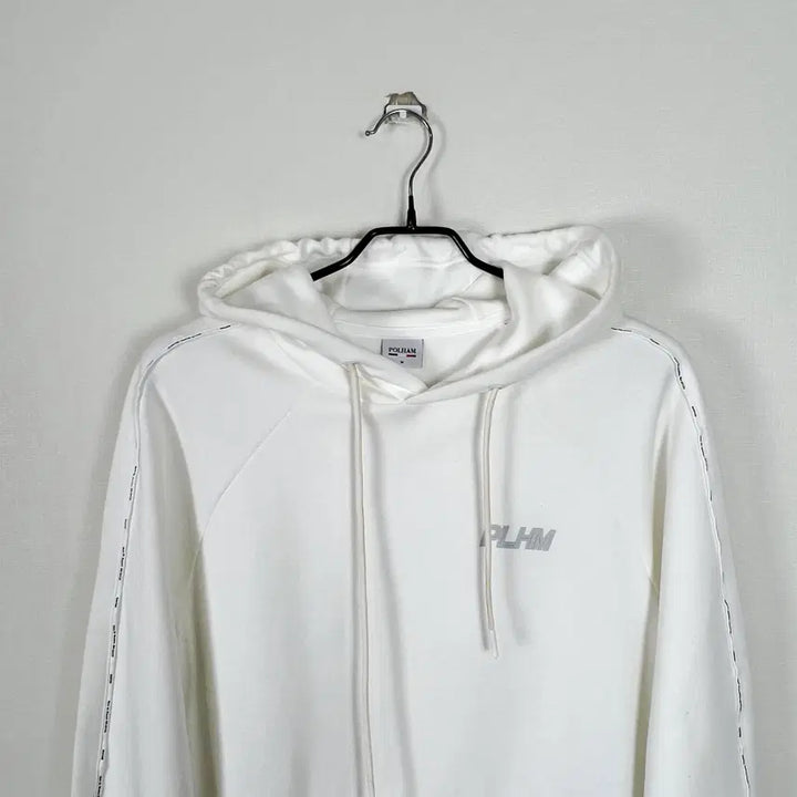 [BUNJANG] POLHAM Oversized Hoodie White Long Sleeve T-Shirt Men&