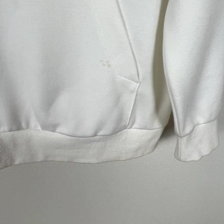 [BUNJANG] POLHAM Oversized Hoodie White Long Sleeve T-Shirt Men&