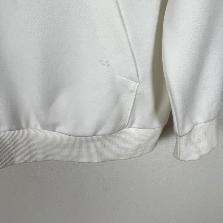 [BUNJANG] POLHAM Oversized Hoodie White Long Sleeve T-Shirt Men&
