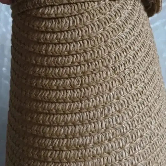 [BUNJANG] Straw Bucket Hat / 챙모자