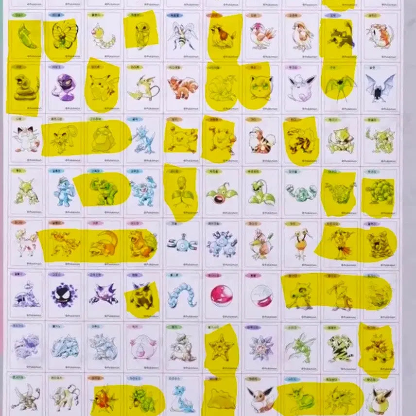 [BUNJANG] Pokemon Art Week Sticker Collection / 포켓몬아트위크띠부씰 판매합니다-3천~2만