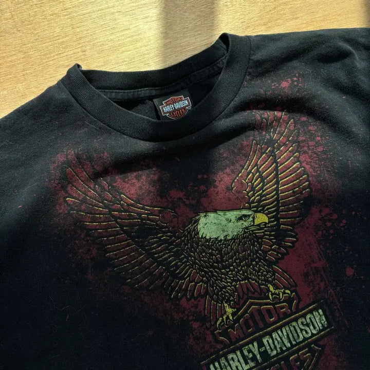 [BUNJANG] Harley-Davidson Iron Wing Vintage T-Shirt / Harley Iron Wing Vintage Tee  할리데이비슨