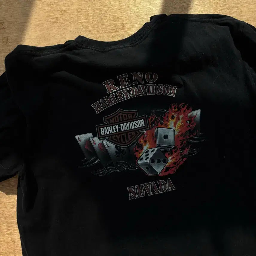 [BUNJANG] Harley-Davidson Iron Wing Vintage T-Shirt / Harley Iron Wing Vintage Tee  할리데이비슨