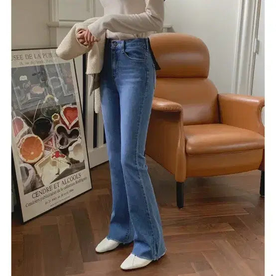[BUNJANG] Flymodel Light Wash Bootcut Denim Pants Size 25 / 플라이모델 연청 부츠컷 데님팬츠 25사이즈