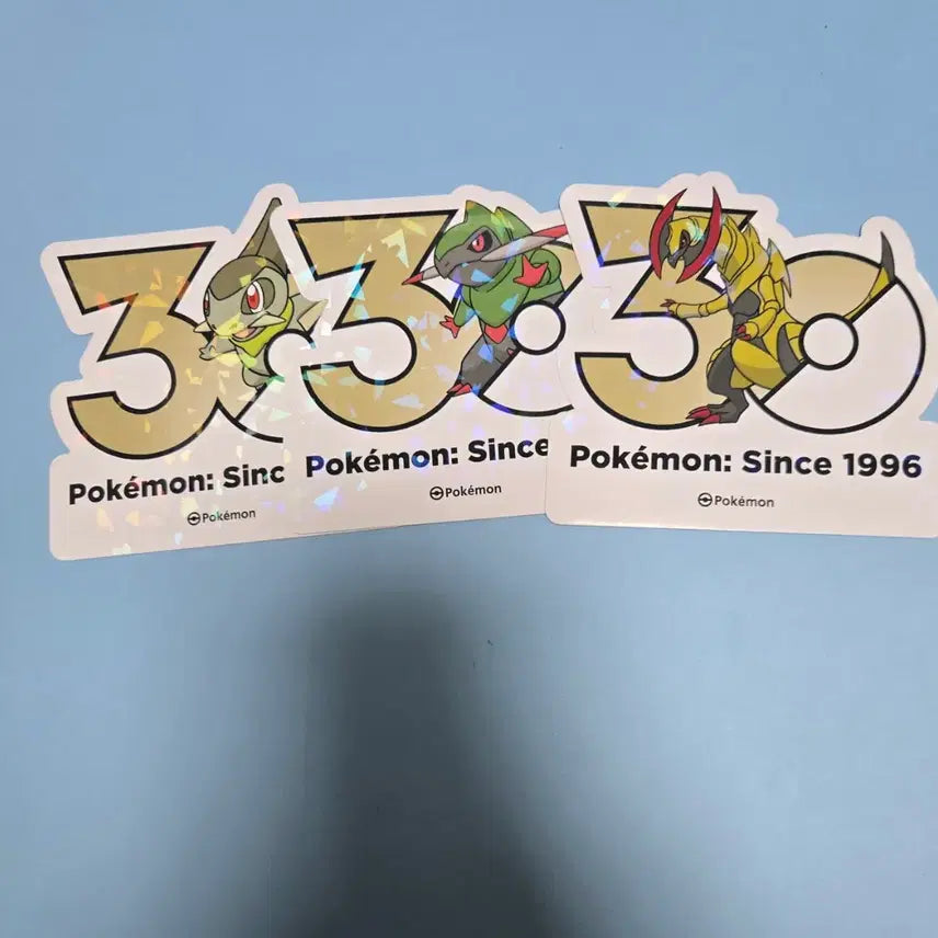 [SOLD OUT] 포켓몬 30주년 기념 스티커 포켓몬스터