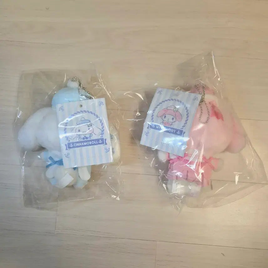 [BUNJANG] Sanrio Sailor Color Marine Look Mascot Doll Keyring / 산리오 세일러 컬러 마린룩 마스코트 인형키링