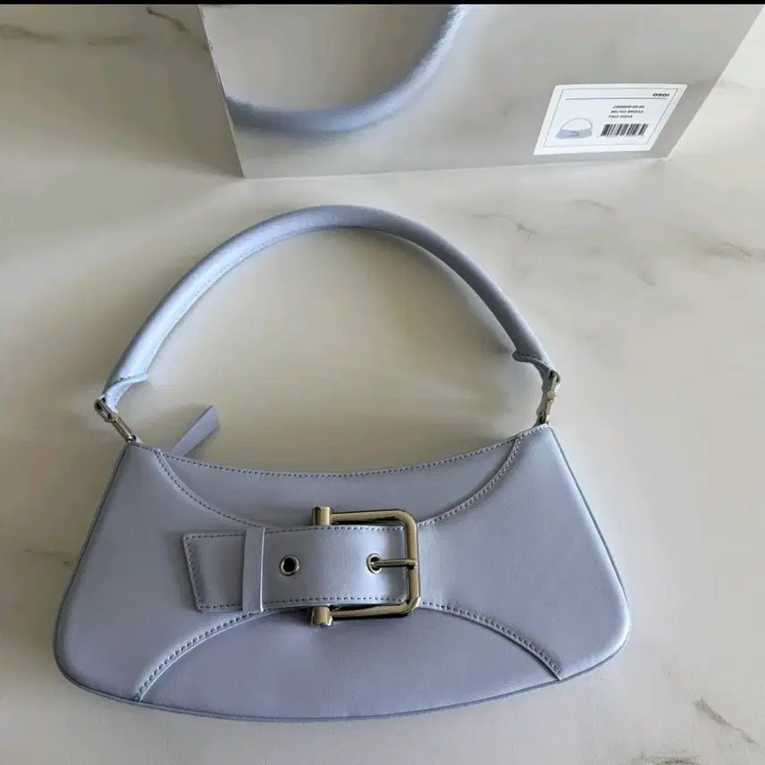 [BUNJANG] Osoi BELTED BROCLE Bag Pale Aqua / 오소이 가방 BELTED BROCLE [PALE AQUA]