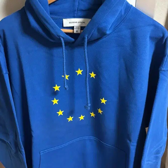 [BUNJANG] Souvenir Official Unify Classic Hoodie Blue XL / 수베니어 오피셜 유니파이 클래식 후드 블루
