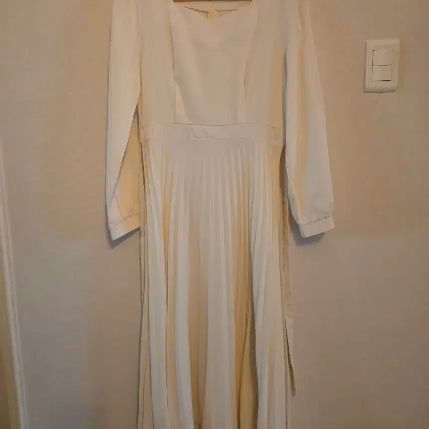 [BUNJANG] JJ JIGOTT Long Dress - Ivory Cream / jj지고트원피스