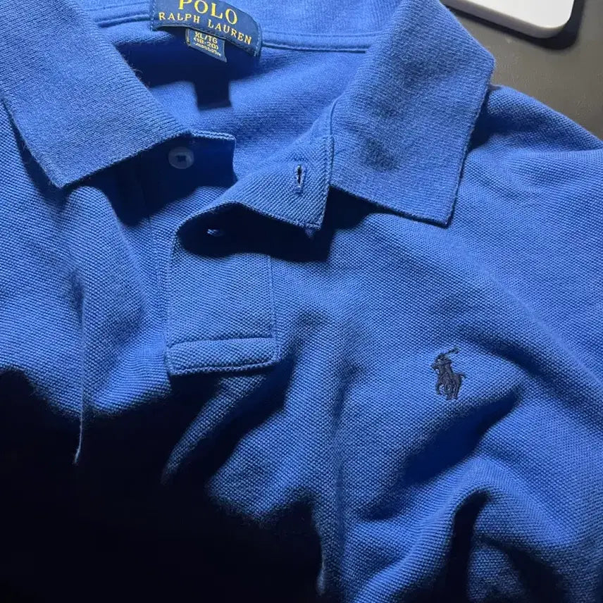[BUNJANG] Polo Ralph Lauren Blue Polo Shirt XL / 폴로 카라티 블루 xl