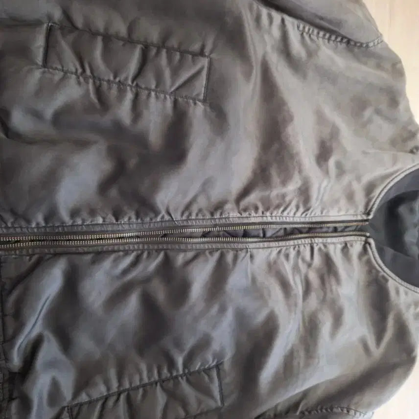 [BUNJANG] COOR Oversized Smudging MA-1 Washed Black Jacket / 쿠어 오버핏 스머징 ma1 워시드 블랙