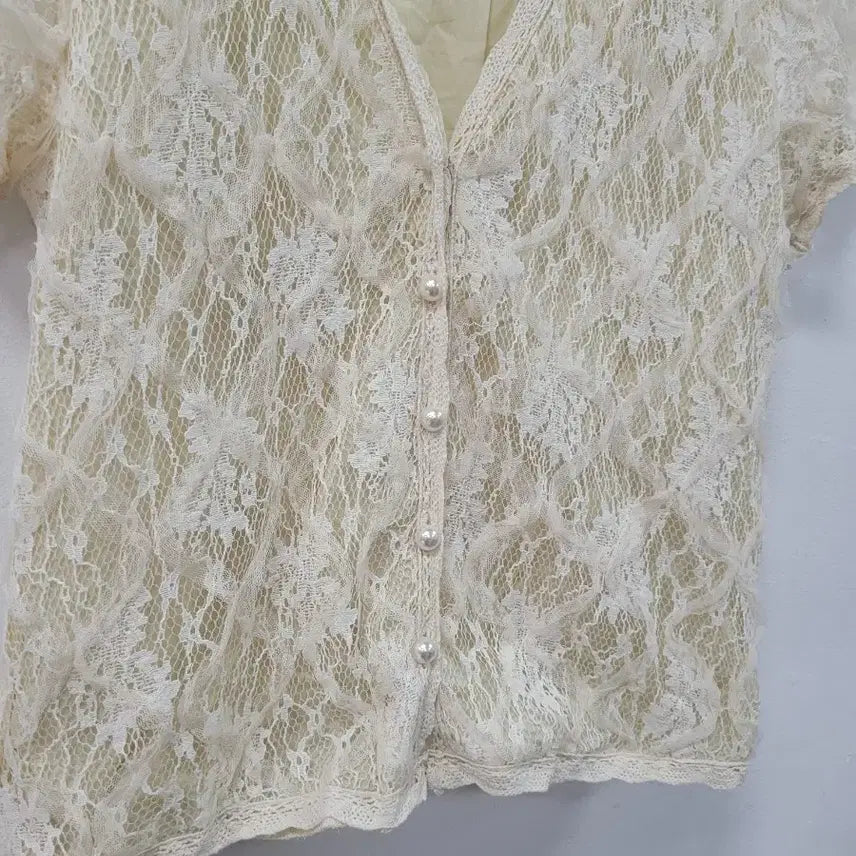 [BUNJANG] DHOLIC Lace Blouse / DHOLIC 레이스 블라우스