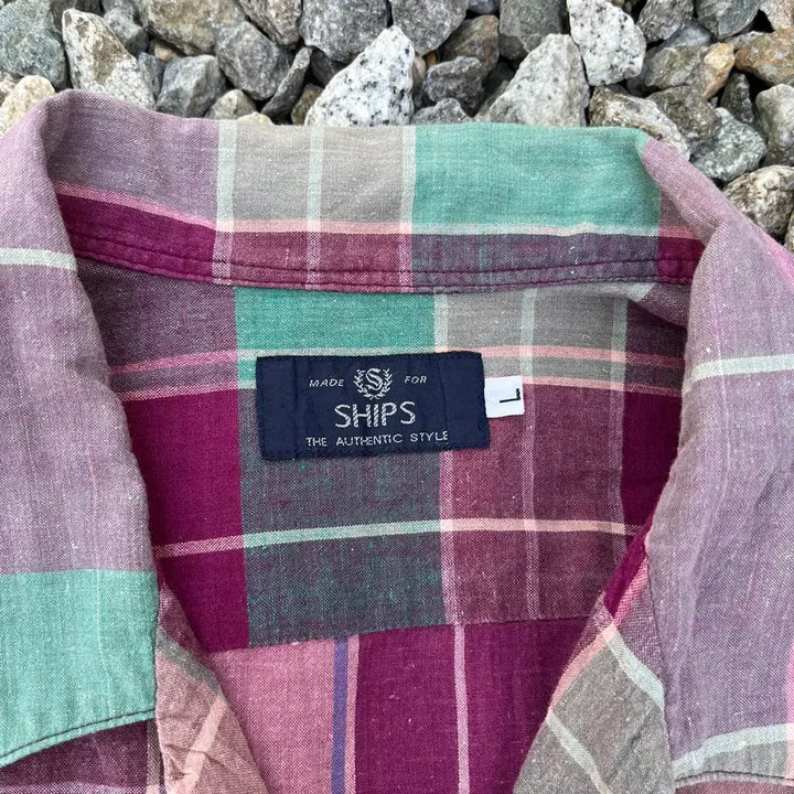 [BUNJANG] SHIPS Vintage Check Shirt / SHIPS  빈티지 체크 셔츠 (실측확인)