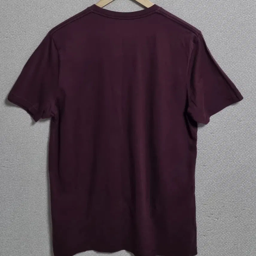 [BUNJANG] DKNY Wine Color Short Sleeve T-Shirt / M (95) DKNY 와인컬러 반팔티