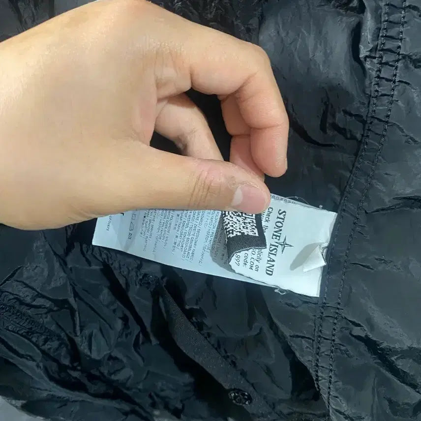 [BUNJANG] Stone Island 18SS Nylon Jacket Black XL / 스톤아일랜드 18ss 나일론자켓 블랙 xl