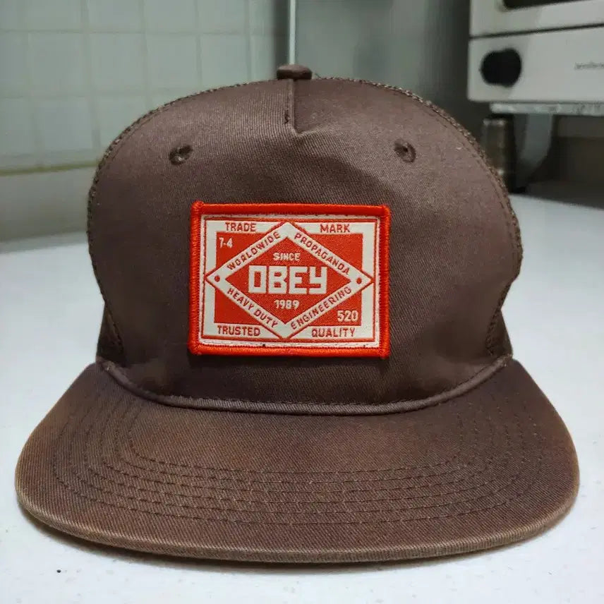 [BUNJANG] OBEY Mesh Snapback Baseball Cap / 오베이 OBEY / 캡 모자 / 볼캡 야구 모자 망사 / 스냅백