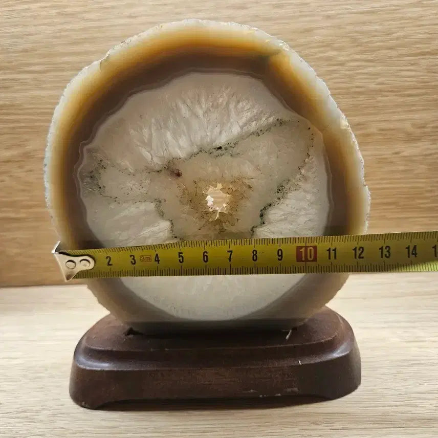 [BUNJANG] Natural Agate Geode Stone with Stand / 천연 아게이트  원석 광물 수석