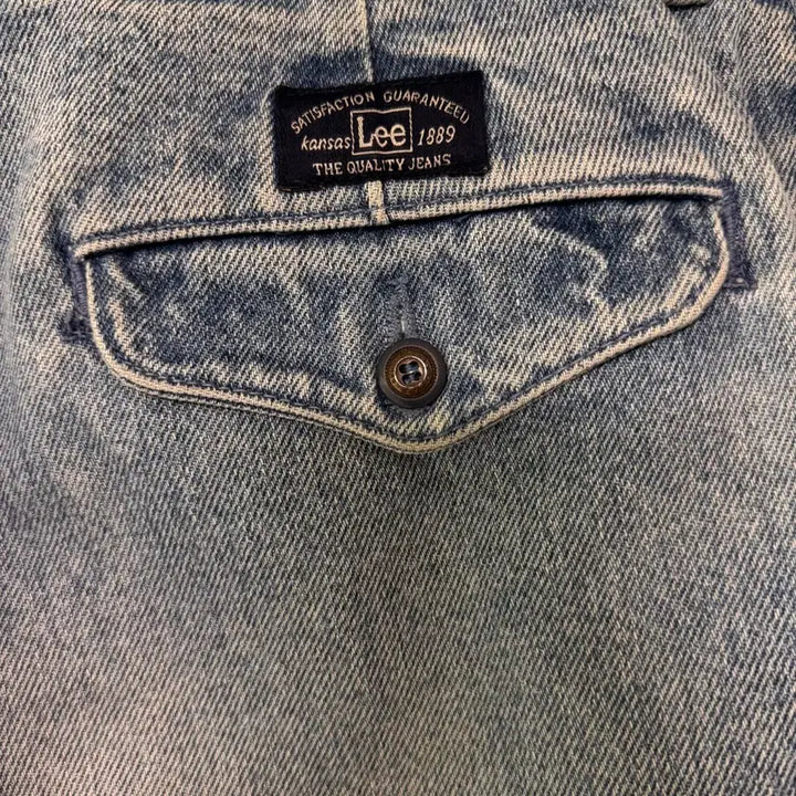 [BUNJANG] Lee Light Wash Wide Denim Pants / LEE 연청 와이드 데님 팬츠