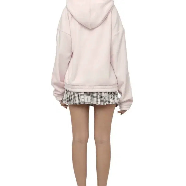 [BUNJANG] Glacier Check Uneven Pleated Midi Skirt / 클리시어 체크 타탄 언발란스 플리츠 미디 스커트