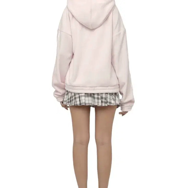 [BUNJANG] Glacier Check Uneven Pleated Midi Skirt / 클리시어 체크 타탄 언발란스 플리츠 미디 스커트