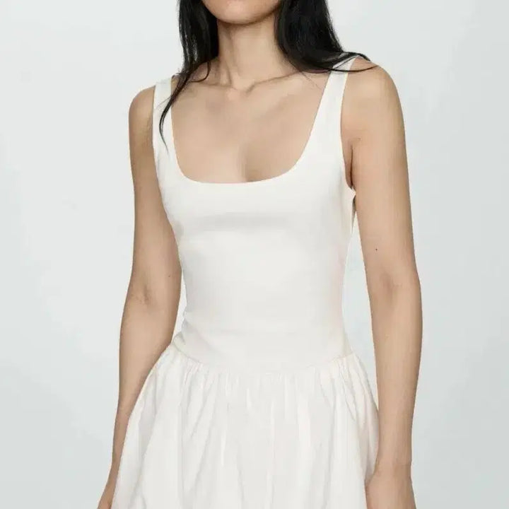 [BUNJANG] Mango Balloon Mini Dress / Mango  벌룬 미니 원피스 (텍ㅇ/새상품)