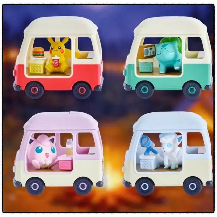 [BUNJANG] Lotte Rein Pikachu Camping Car 30th Anniversary Keyring / 롯데리인 포켓몬 피카츄 캠핑카 키링 30주년