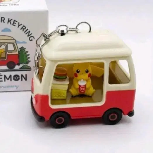 [BUNJANG] Lotte Rein Pikachu Camping Car 30th Anniversary Keyring / 롯데리인 포켓몬 피카츄 캠핑카 키링 30주년