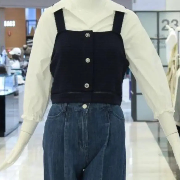 [BUNJANG] JUKE Bustier Knit Top / 주크 뷔스티에 니트