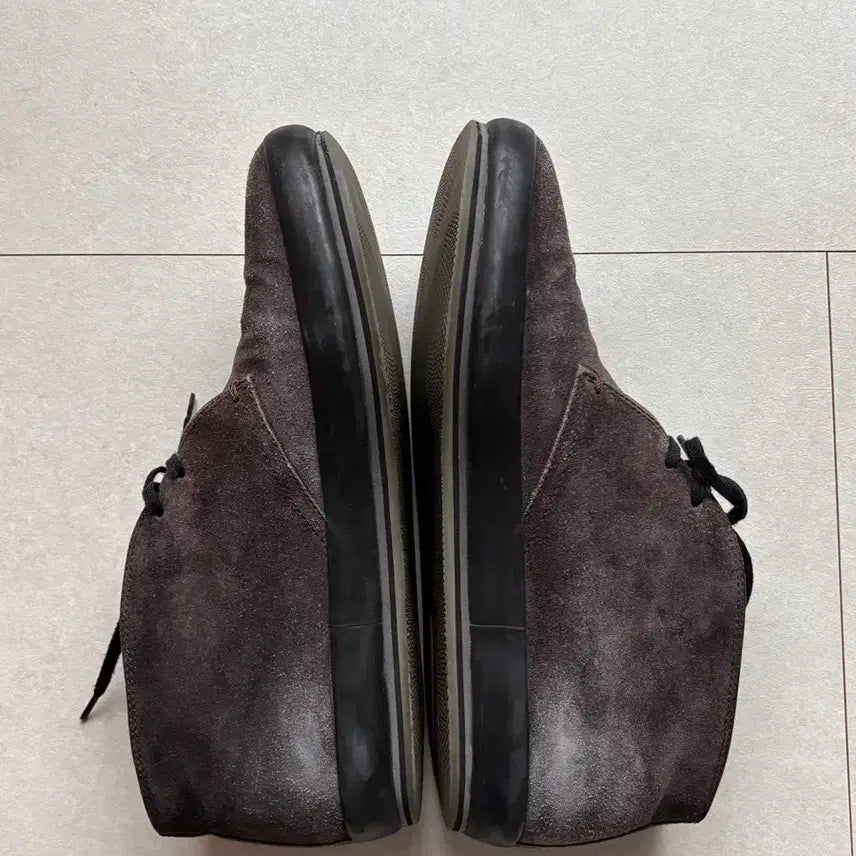 [BUNJANG] Prada Suede Minimal Chukka Shoes UK 8.5 / 빈티지 PRADA 스웨이드 미니멀 처카 슈즈 풀구성 UK8.5