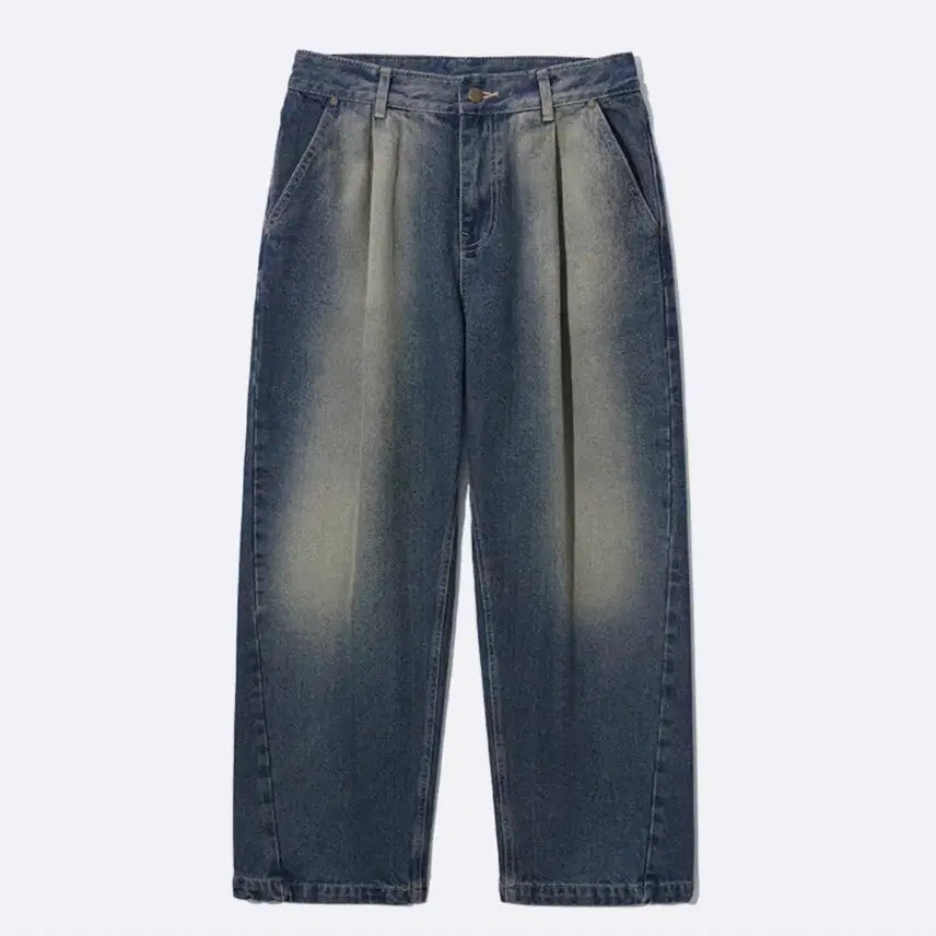 [BUNJANG] Je-mot Liquid Wide Balloon Denim Pants Western Blue SOLP2460 Size 34 / 제멋 리퀴드 와이드 벌룬 데님팬츠 웨스턴블루 SOLP2460 34 판매