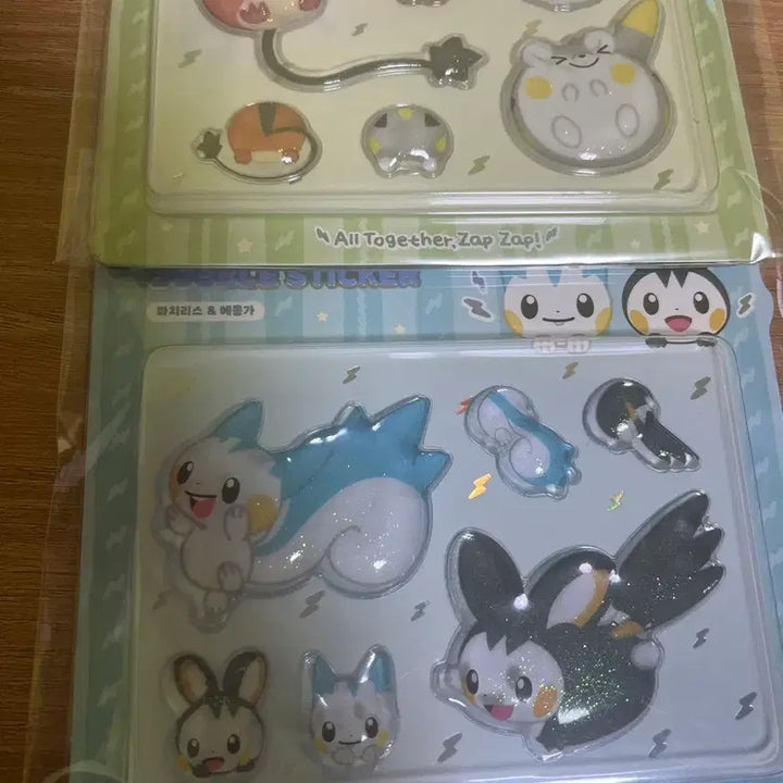 [BUNJANG] Pokemon Ditto 30th Anniversary Pachirisu Emolga Bubble Sticker (Sealed) / 포켓몬 메타몽 팝업 30주년 파치리스 에몽가 데덴네 토게데마루 버블스티커