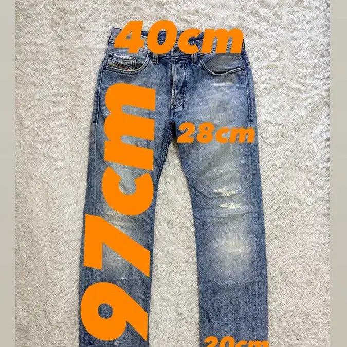 [BUNJANG] Diesel SAFADO 0071J Straight Denim (Made in Italy) / [상품명] 디젤(Diesel) SAFADO 0071J 스트레이트 데님