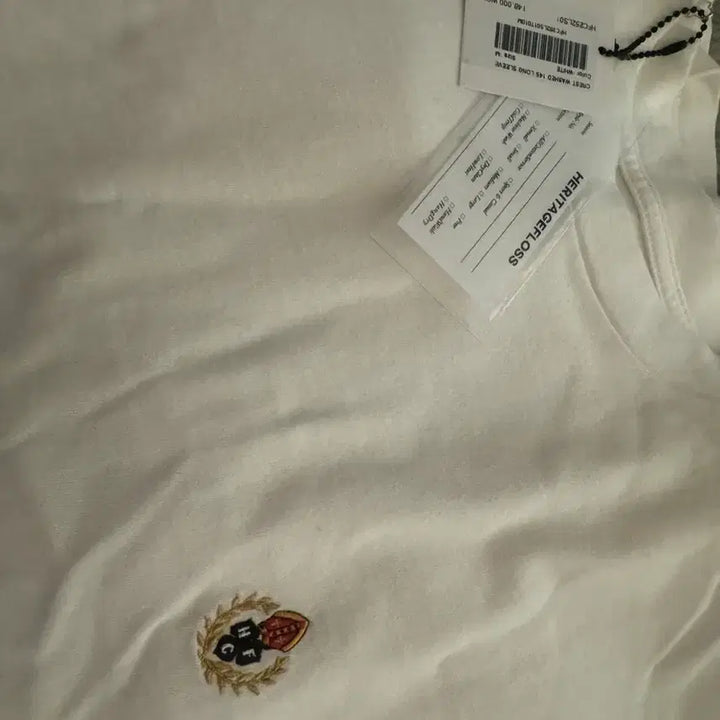 [BUNJANG] Heritage Floss Washed Long Sleeve T-shirt White M / 헤리티지플로스 롱슬리브(m)