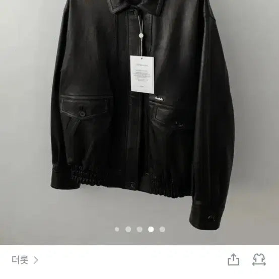 [BUNJANG] Overtake Lambskin Leather Jacket / 오버테이크 램스킨 가죽자켓