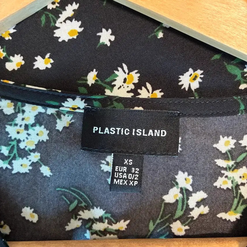 [BUNJANG] Plastic Island Short Sleeve Dress XS / 플라스틱아일랜드 반팔 원피스