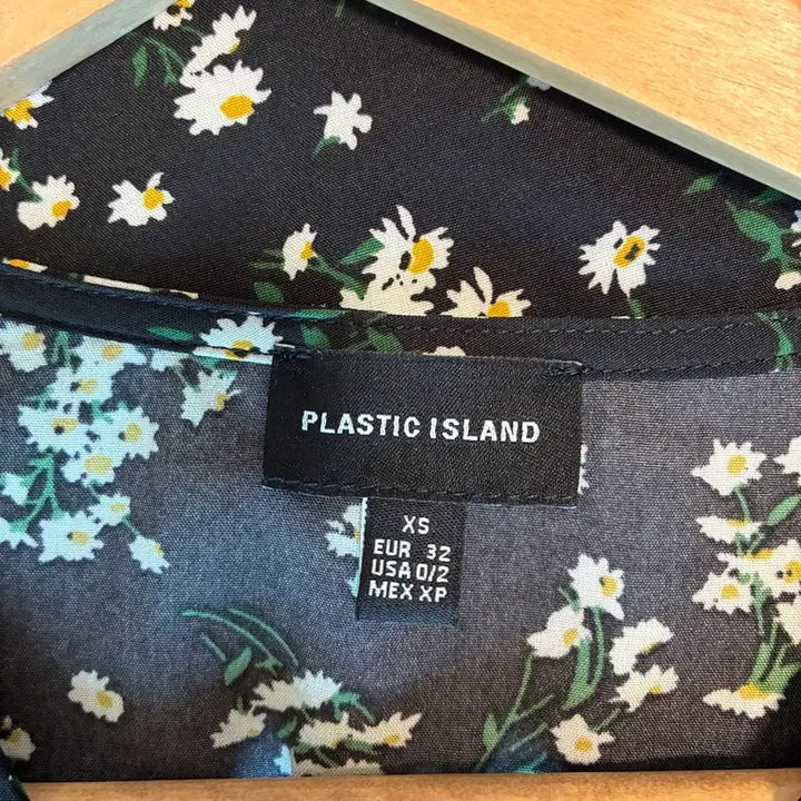[BUNJANG] Plastic Island Short Sleeve Dress XS / 플라스틱아일랜드 반팔 원피스