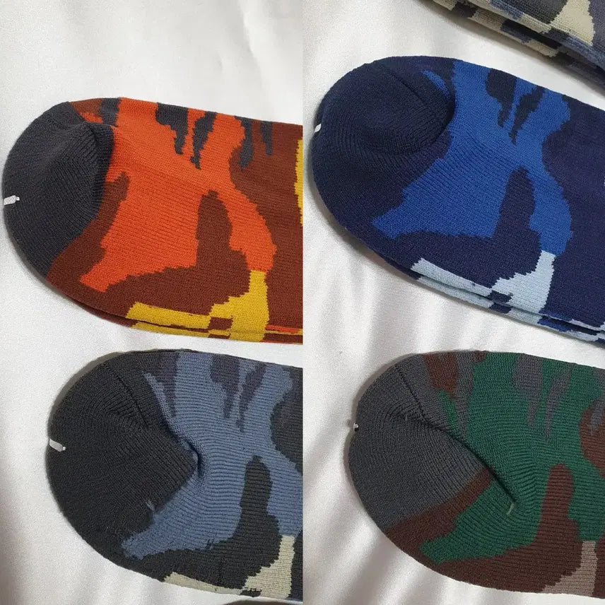 [BUNJANG] Hellstar Logo Socks (Green, Navy, Camo) / 개당가격이예요 ~그린 네이비 hellstar 헬스타 로고 삭스 카모 양말