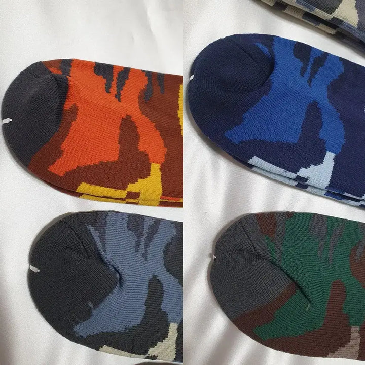 [BUNJANG] Hellstar Logo Socks (Green, Navy, Camo) / 개당가격이예요 ~그린 네이비 hellstar 헬스타 로고 삭스 카모 양말