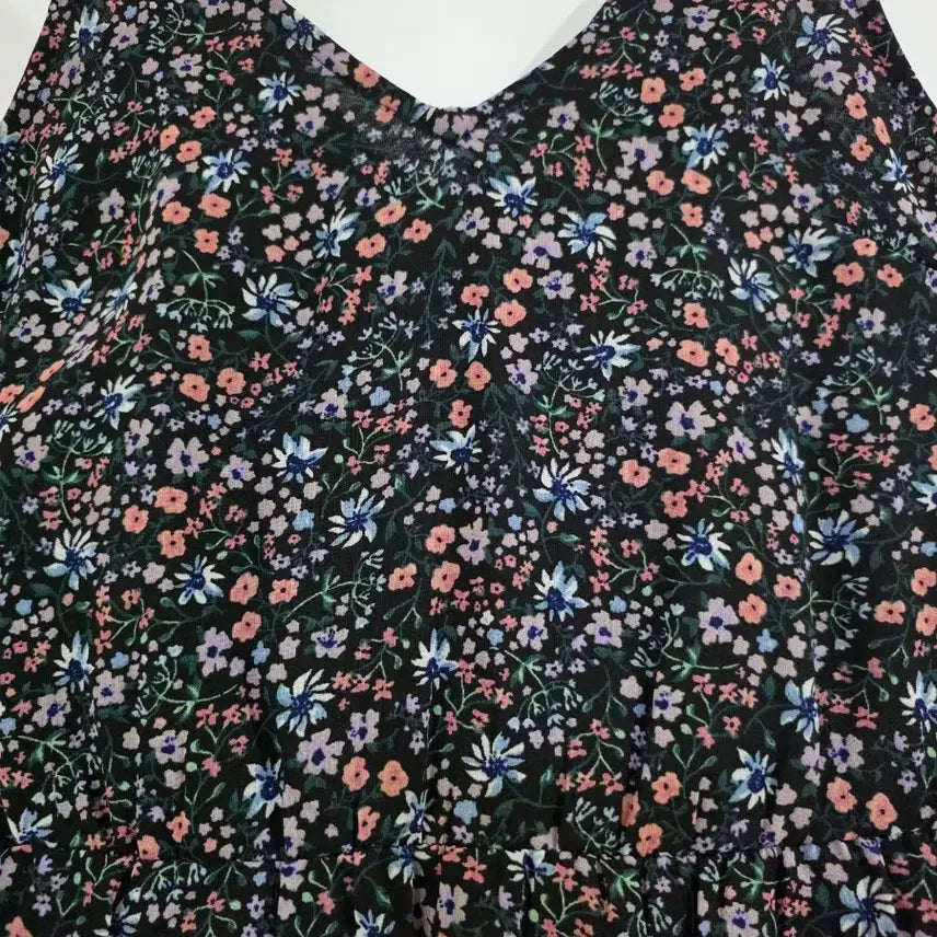[BUNJANG] H&amp;M Layered Chiffon Long Dress / 에치엠  레이어드  쉬폰  롱원피스   깨끗해요  가슴단면