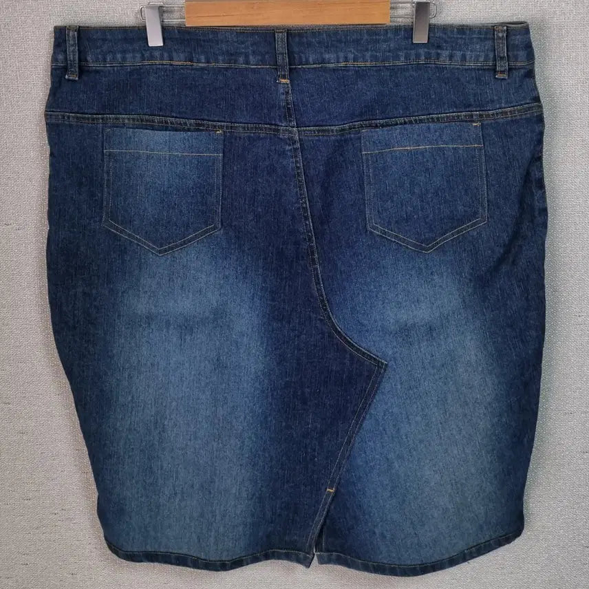 [BUNJANG] Adolfo Plus Size Denim Skirt / 빅사이즈) ADOLFO 청스커트 데님스커트