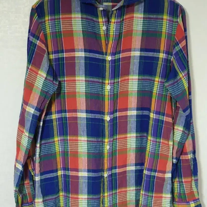 [BUNJANG] Polo Ralph Lauren Multicolor Linen Shirt S / 폴로 랄프로렌 멀티컬러 린넨 셔츠 S 95