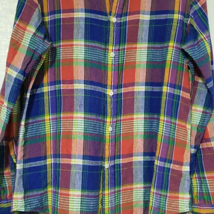 [BUNJANG] Polo Ralph Lauren Multicolor Linen Shirt S / 폴로 랄프로렌 멀티컬러 린넨 셔츠 S 95