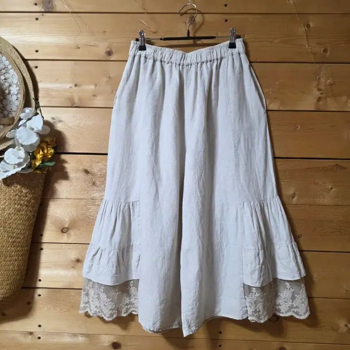 [SOLD OUT] 밑단옆캉캉마바지.