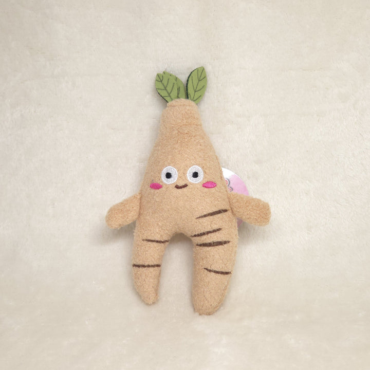 [BUNJANG] Goods &amp; Goods Ginsengi Keyring Plush 15cm / (새상품/정품) 굿즈앤굿스 인삼이 키링 인형 굿즈 선물 15cm