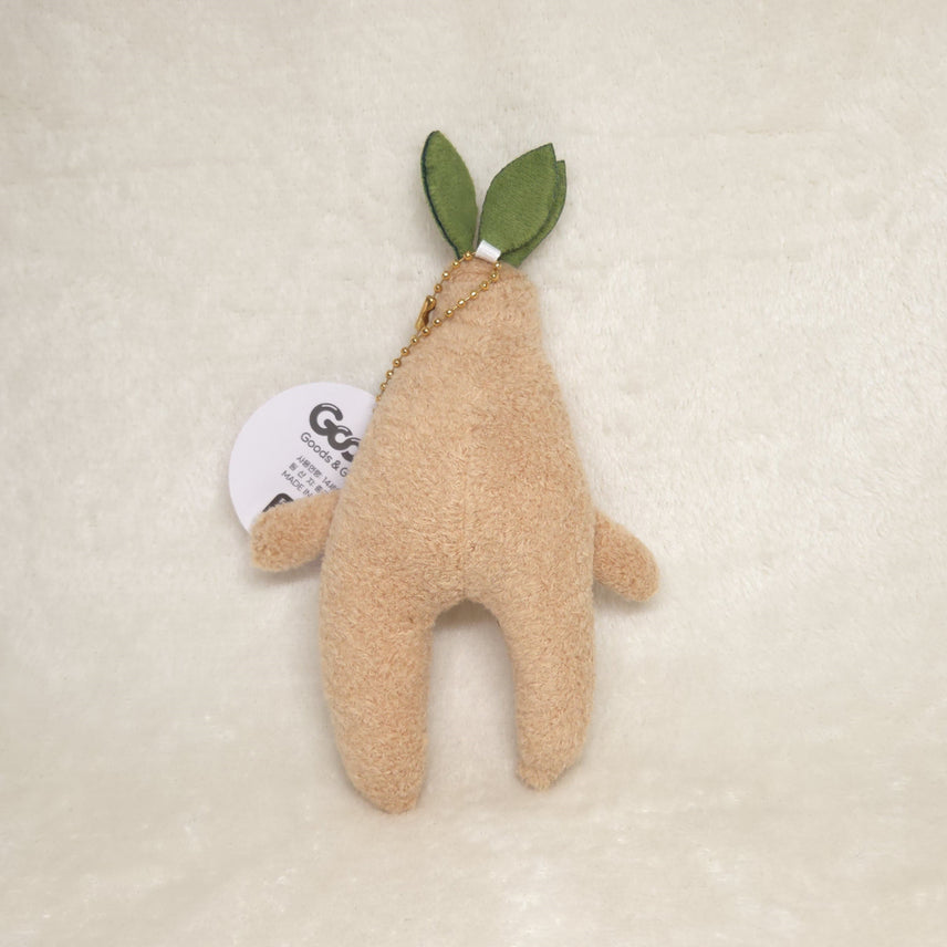 [BUNJANG] Goods &amp; Goods Ginsengi Keyring Plush 15cm / (새상품/정품) 굿즈앤굿스 인삼이 키링 인형 굿즈 선물 15cm
