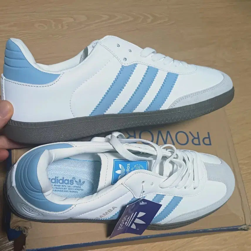 [BUNJANG] Adidas Samba Sky Blue 275 / (새상품) 아디다스 삼바 스카이블루 275